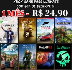 Xbox Game Pass Ultimate 1 Mês Promoção