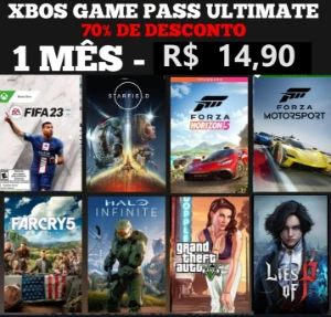 Xbox Gamepass Ultimate 1 Mês - Renovação - Gift Cards - DFG