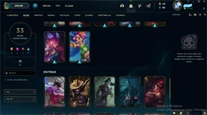 Conta ouro 3 - League of Legends LOL