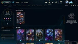 Conta ouro 3 - League of Legends LOL