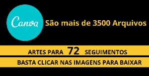 Pack Canva Artes 100% Editáveis - + de 72 nichos - Outros