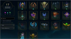 Conta Ouro 1, 127 Campões, 105 Skins - League of Legends LOL