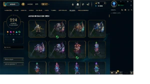 Conta top com muitas skins epicas - League of Legends LOL