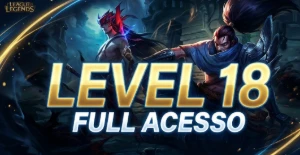 ⚡ Smurf Lol Level 18 | 🔓 Full Acesso | 28 Campeões + Skin