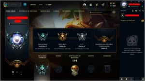 Conta League of Legends Platina 4  (61% Winrate)