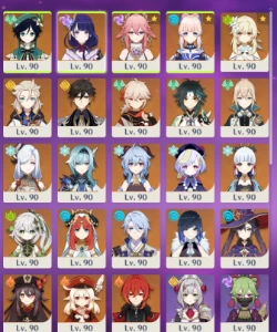 Genshin Impact NA Whale Yae C6 Nahida C2