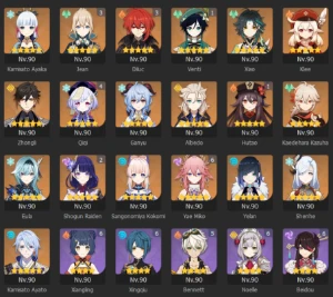 Genshin Impact NA Whale Yae C6 Nahida C2