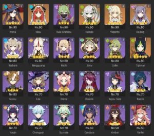 Genshin Impact NA Whale Yae C6 Nahida C2