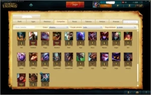 CONTAS DE LEAGUE OF LEGENDS 53 CHAMPS / 8 SKINS UNRANKED LOL