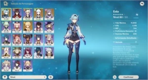Eula, Ayaka C1 e Kequing - Genshin Impact