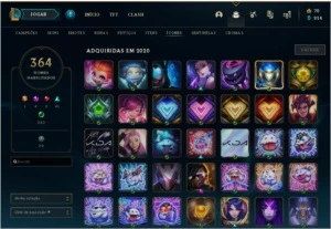Conta Riot LOL+VALORANT 350+ skins - League of Legends
