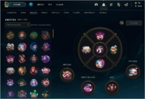 Conta Riot LOL+VALORANT 350+ skins - League of Legends