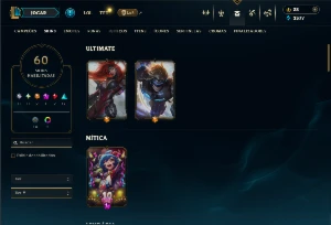 Conta Ferro 1 com 110 Champs e 60 Skins ( mais de 30 jogos )