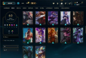 Conta Ferro 1 com 110 Champs e 60 Skins ( mais de 30 jogos ) - League of Legends LOL