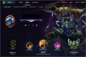 Conta Rara Quase todas vitoriosas - League of Legends LOL