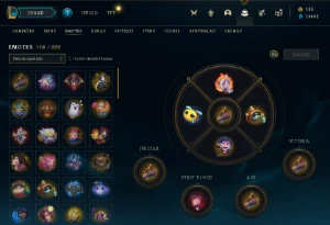 Conta Valorant e LoL, Skins Raras e Eventos.