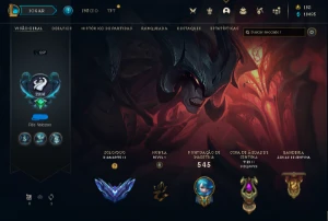 Conta Valorant e LoL, Skins Raras e Eventos.