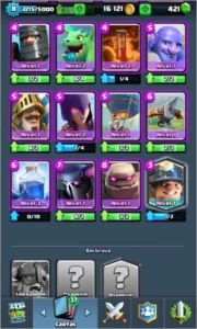 Conta Clash Royale 3 lendárias