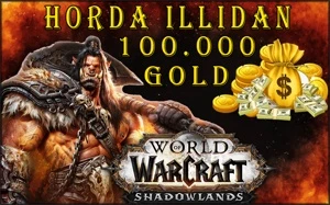 100.000K OURO GOLD ILLIDAN HORDA - Blizzard