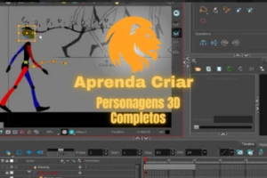  Aprenda Criar Personagens 3D Completos - Cursos e Treinamentos