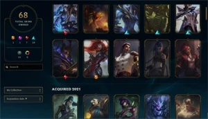 Conta Diamante 4 68 skins conta desde 2013 - League of Legends LOL