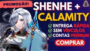 ✨CONTA COM SHENHE + SUBJUGADORA DE CALAMIDADES 5⭐AR10 ✨ - Genshin Impact