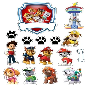 Arquivo de corte topo de bolo Patrulha Canina