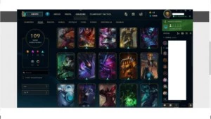 CONTA LOL PLATINA 4 109 SKINS TODOS CHAMPS COM PASSE - League of Legends