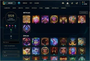 Conta Lol D1, skins prestígios, 139 champs - League of Legends