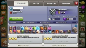 Conta CV9 Clash of Clans