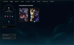Conta League of Legends Mestre LOL