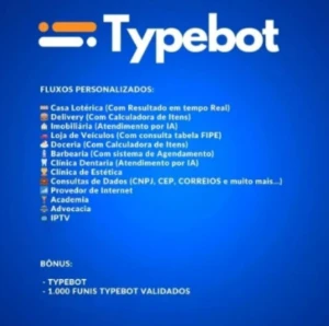 Pack + de 2.000 Fluxos Extremamente Premium Typebot - Others