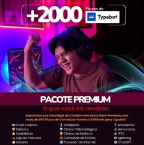 Pack + de 2.000 Fluxos Extremamente Premium Typebot - Others