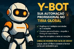 Y-Bot Helper Tibia Global - (Inclui 1 licença + 30 dias)