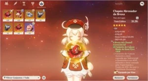 4 5*Keqing+Klee+Mona+Jean AR46 FALCÃO 5* ESPADA CELESTIAL 5* - Genshin Impact