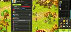 DOFUS TOUCH CONTA SACRIER LV 115 SEM EQUIPAMENTOS!