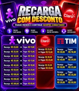 Painel De Recargas Telegram Liberado | Vivo  • Claro • Tim - Outros