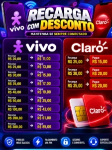 Painel De Recargas Telegram Liberado | Vivo  • Claro - Outros