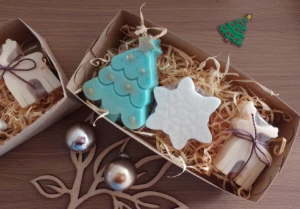 Kit velas natalinas - Artesanato e Personalizados