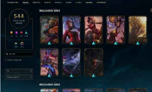 Conta com muita skin bem abaixo do preco