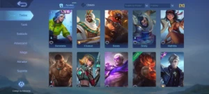 Conta smurf de mobile legends boazona
