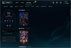 CONTA PLATINA COM RYZE TRIUNFANTE. - League of Legends LOL