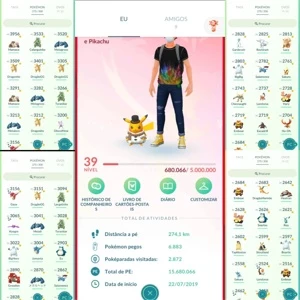 Conta Pokemon Go Nível 39 - Pokémon