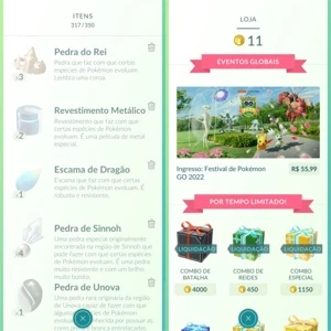 Conta Pokemon Go Nível 39 - Pokémon