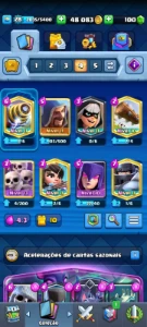 Conta Clash Royale