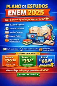 Plano de Estudos ENEM 2026