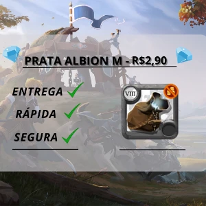 Prata-Albion 1M - R$2,90 - Albion Online