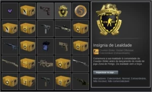 vendo conta STEAM Com CS PRIME MAIS DE 5 ANOS COM ISIGNIAS