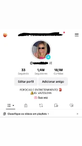 CONTA TIKTOK +1.4Milhões / +18.1M Curtidas - Redes Sociais