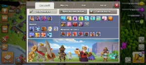 Cv16 semi FUUL Supercell 🆔 virgem diversas skins de heróis - Clash of Clans